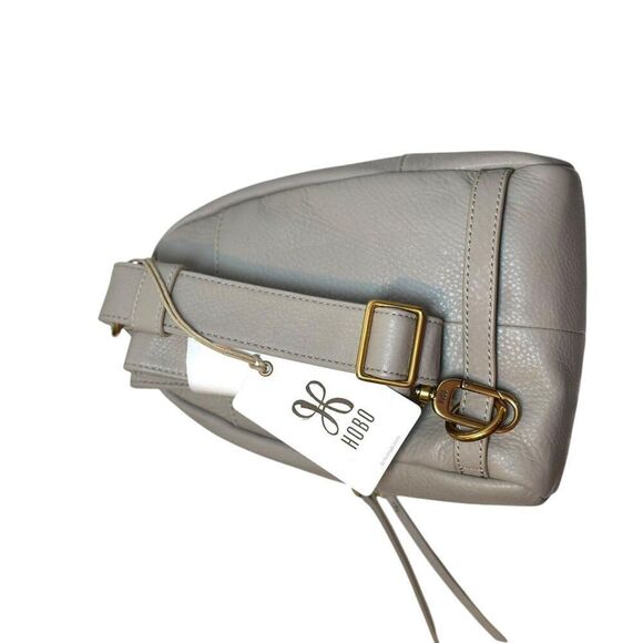 Hobo Fern Sling Bag Taupe Pebbled Leather Crossbody Convertible Backpack  $198 main image 10